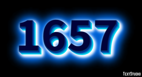 1657 Text Effect