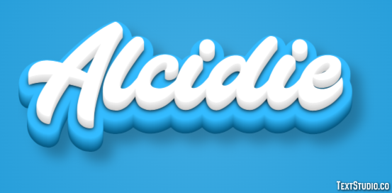 Alcidie Effet de Texte