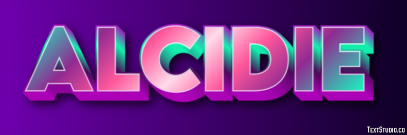 Alcidie Effet de Texte