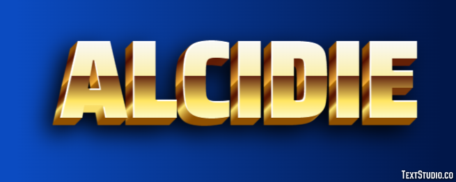 Alcidie Effet de texte