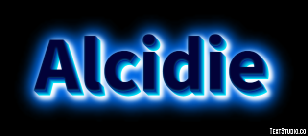 Alcidie Effet de texte