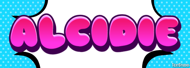 Alcidie Effet de texte