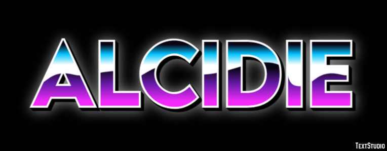 Alcidie Effet de texte