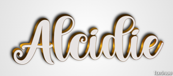 Alcidie Effet de Texte