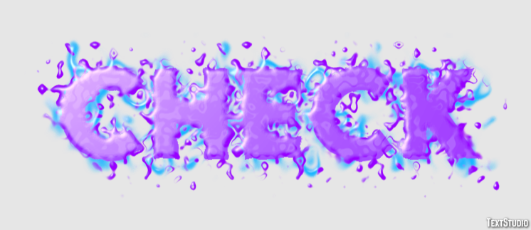 Check Text Effect