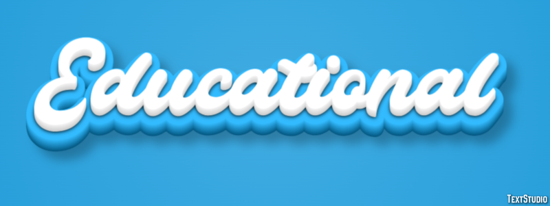 Educational Metin Efekti