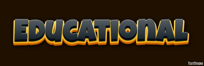 Educational Texteffekt