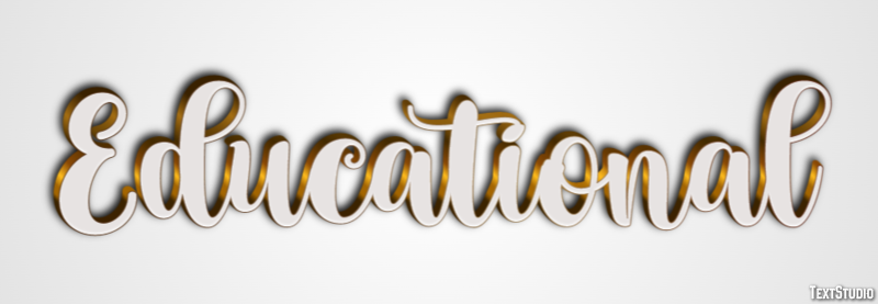 Educational Text Effect