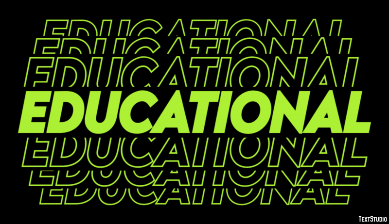 Educational Text Effect