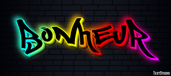 Bonheur Effet de Texte