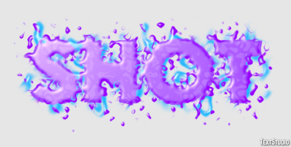 Shot Text Effect