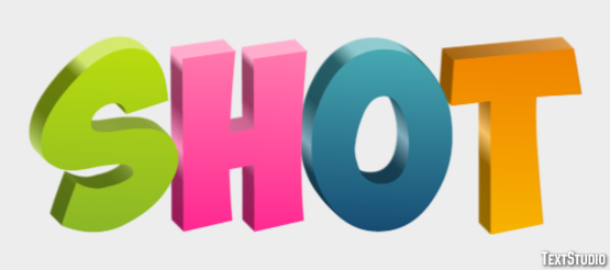 Shot Text Effect
