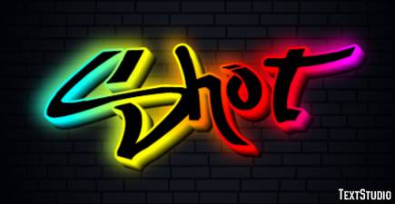 Shot Text Effect