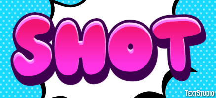 Shot Text Effect