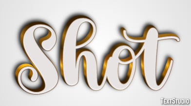 Shot Text Effect