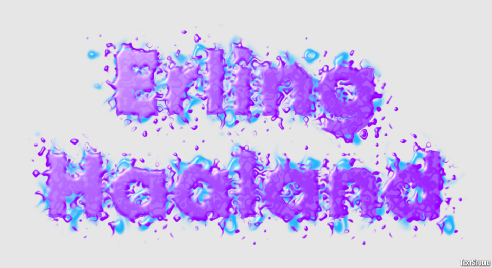 Erling Haaland Efeito de texto