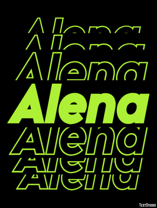 Alena Text Effect