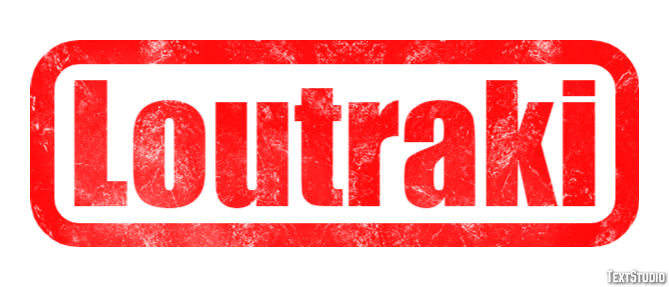 Loutraki Effetto testo