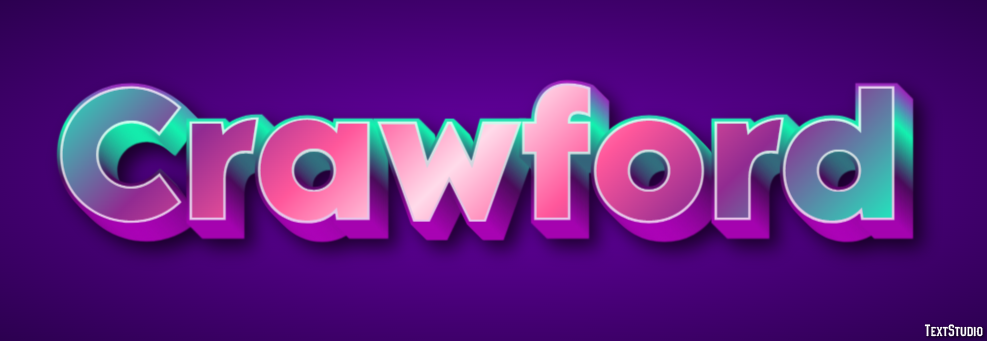 Crawford Эффект текста