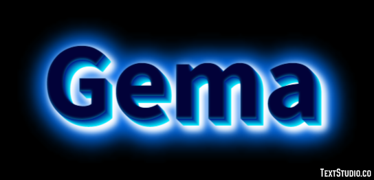 Gema Tekst Effect