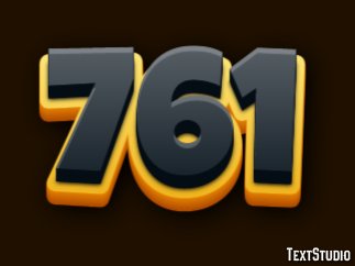 761 Efecto de Texto