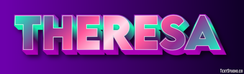 Theresa Text Effect
