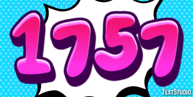 1757 テキスト効果