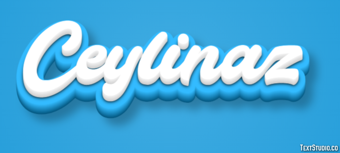 Ceylinaz Metin efekti