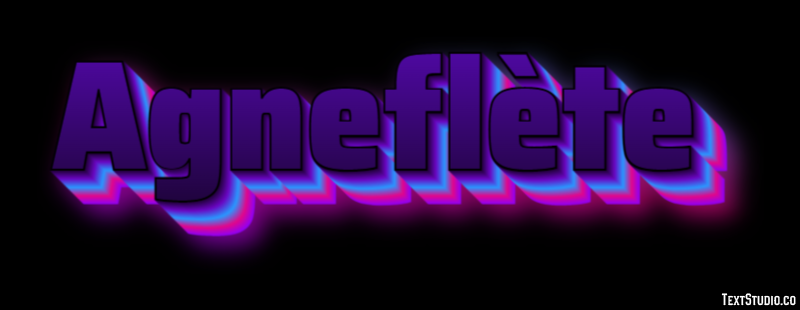 Agneflète Effet de Texte