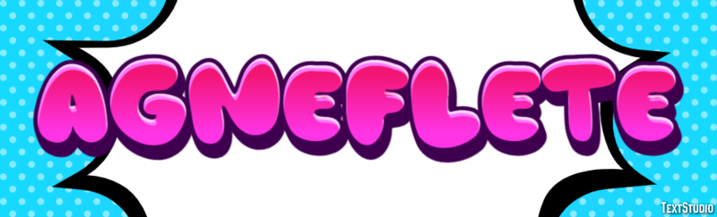 Agneflète Efekt tekstowy