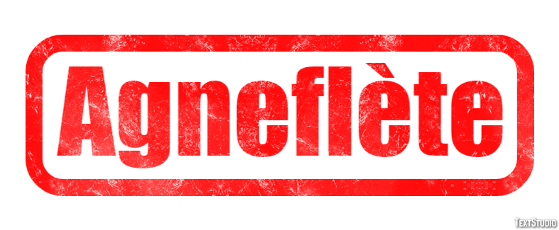 Agneflète Efecto de Texto