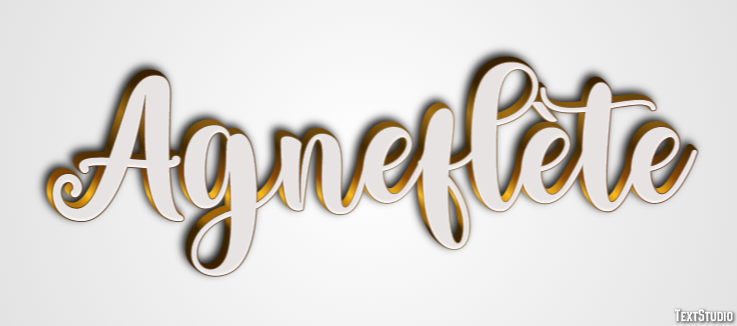 Agneflète Effet de Texte