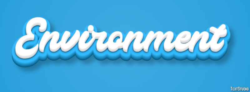 Environment Text Effect