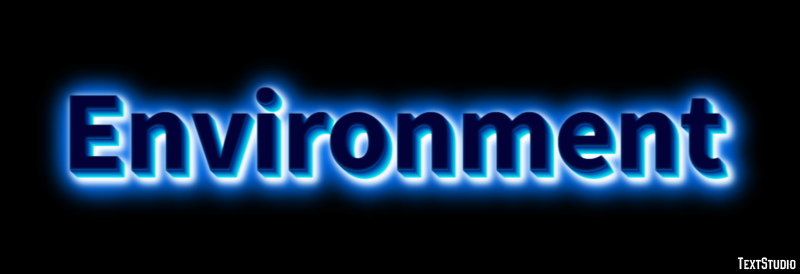 Environment Text Effect