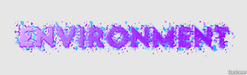 Environment Text Effect