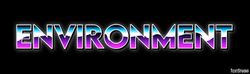 Environment Text Effect