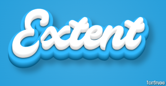 Extent Text Effect