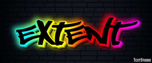 Extent Text Effect