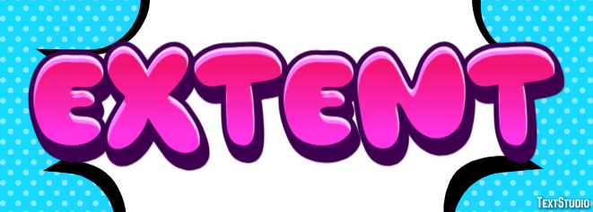 Extent Text Effect