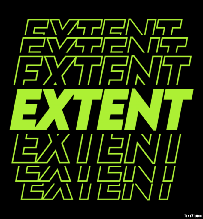Extent Metin Efekti