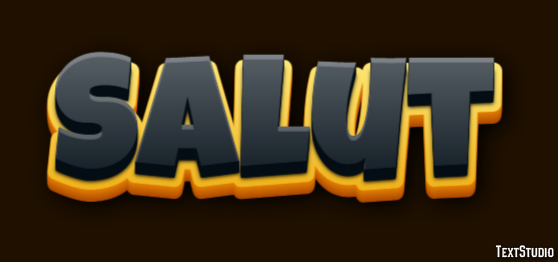 Salut Effet de Texte
