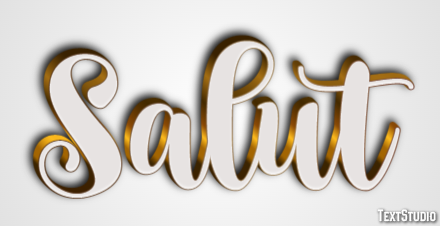 Salut Effet de Texte