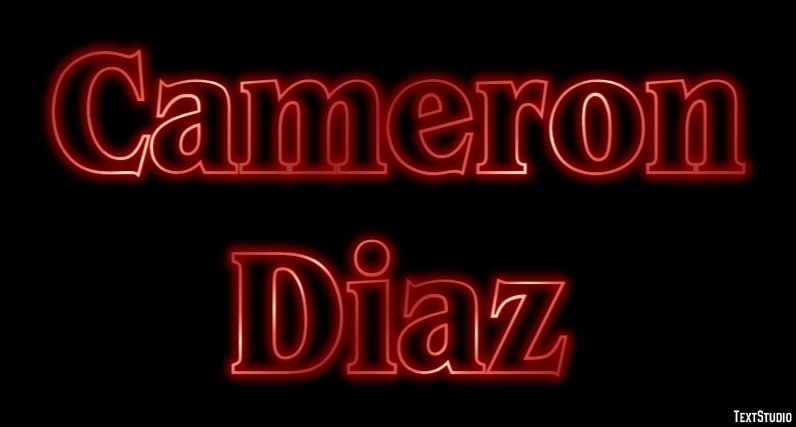 Cameron Diaz Efecto de Texto