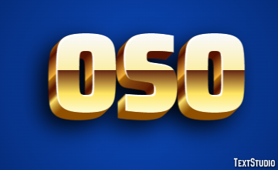 Oso Efecto de Texto