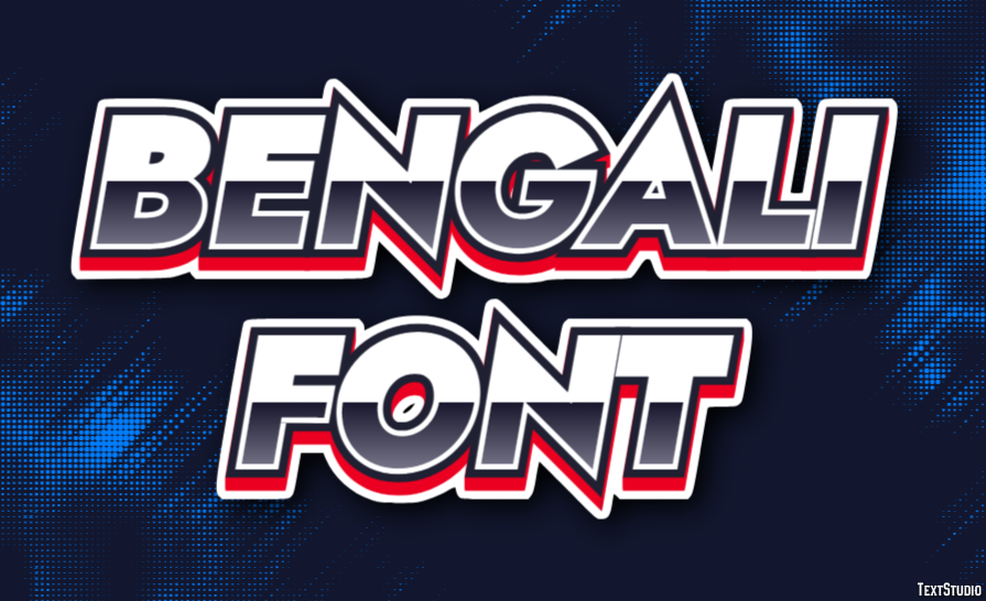 Bengali Font Text Effect