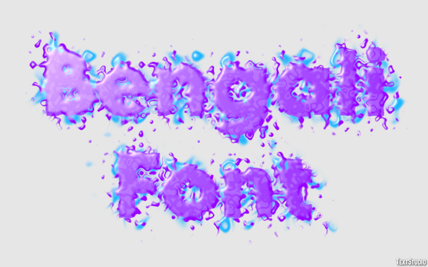 Bengali Font Text Effect