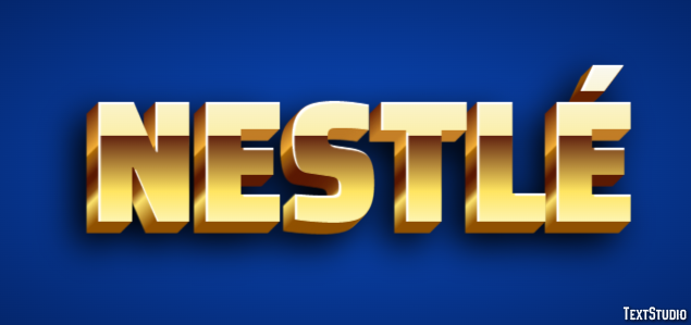 Nestlé Text Effect