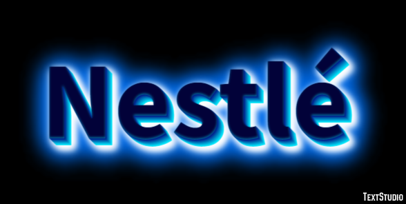 Nestlé Text Effect