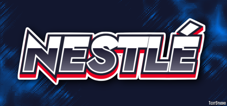 Nestlé Text Effect