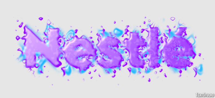 Nestlé Text Effect